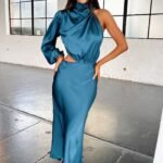 Atonia Midi Dress - Emerald