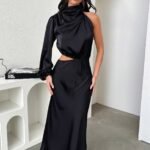 Atonia Midi Dress - Black