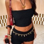 Boheme Strapless Top - Black