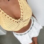 Valetta Crop - Yellow