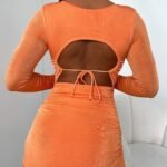 Kashvi Dress - Orange