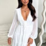 Lexie Long Sleeve Dress - White