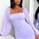 Lorde Dress - Lilac