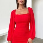 Marie Dress - Red