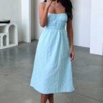 Mik Midi Dress - Blue