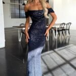 Nara Maxi Dress - Navy