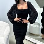 Octavia Maxi Dress - Black