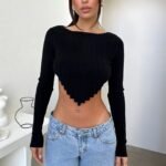 Reeva Long Sleeve Knit - Black