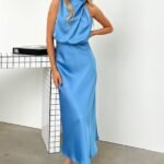 Santorini Maxi Dress - Blue