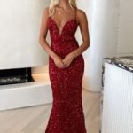 Seren Maxi Dress - Red