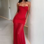 Tasmin Maxi Dress - Red