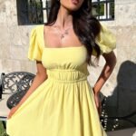 Whitney Dress - Baby Yellow