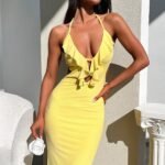 Zaric Maxi Dress - Yellow