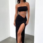 Zeilie Midi Dress - Black